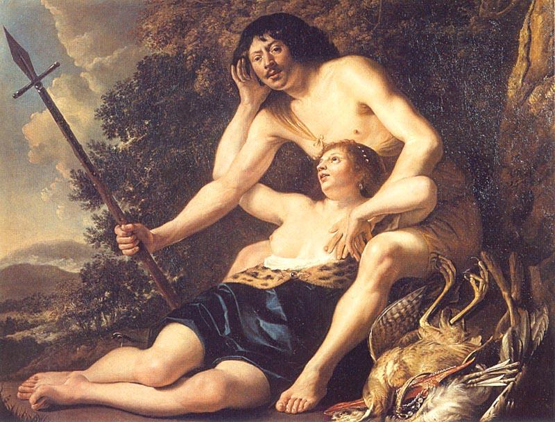 COUWENBERGH, Christiaen van Venus and Adonis sdf oil painting image